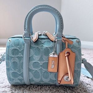 Coach Ruby Satchel 18 In Signature Denim
